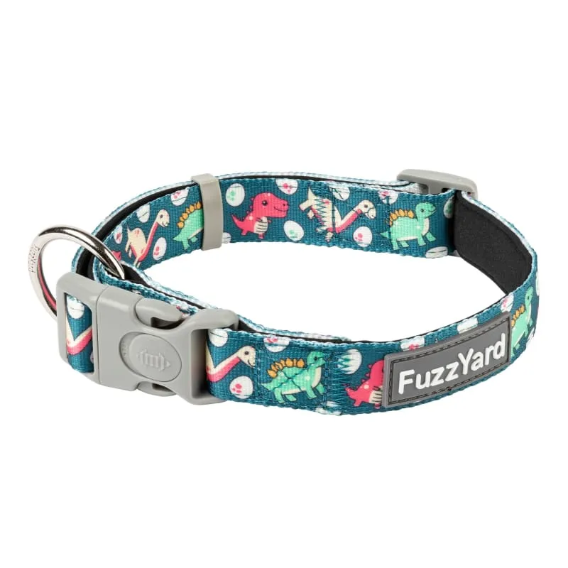 [15% OFF] Fuzzyard Dinosaur Land Dog Collar (3 Sizes)