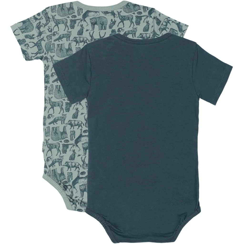 2-Pack Bodysuit Short Sleeves - Orion Blue