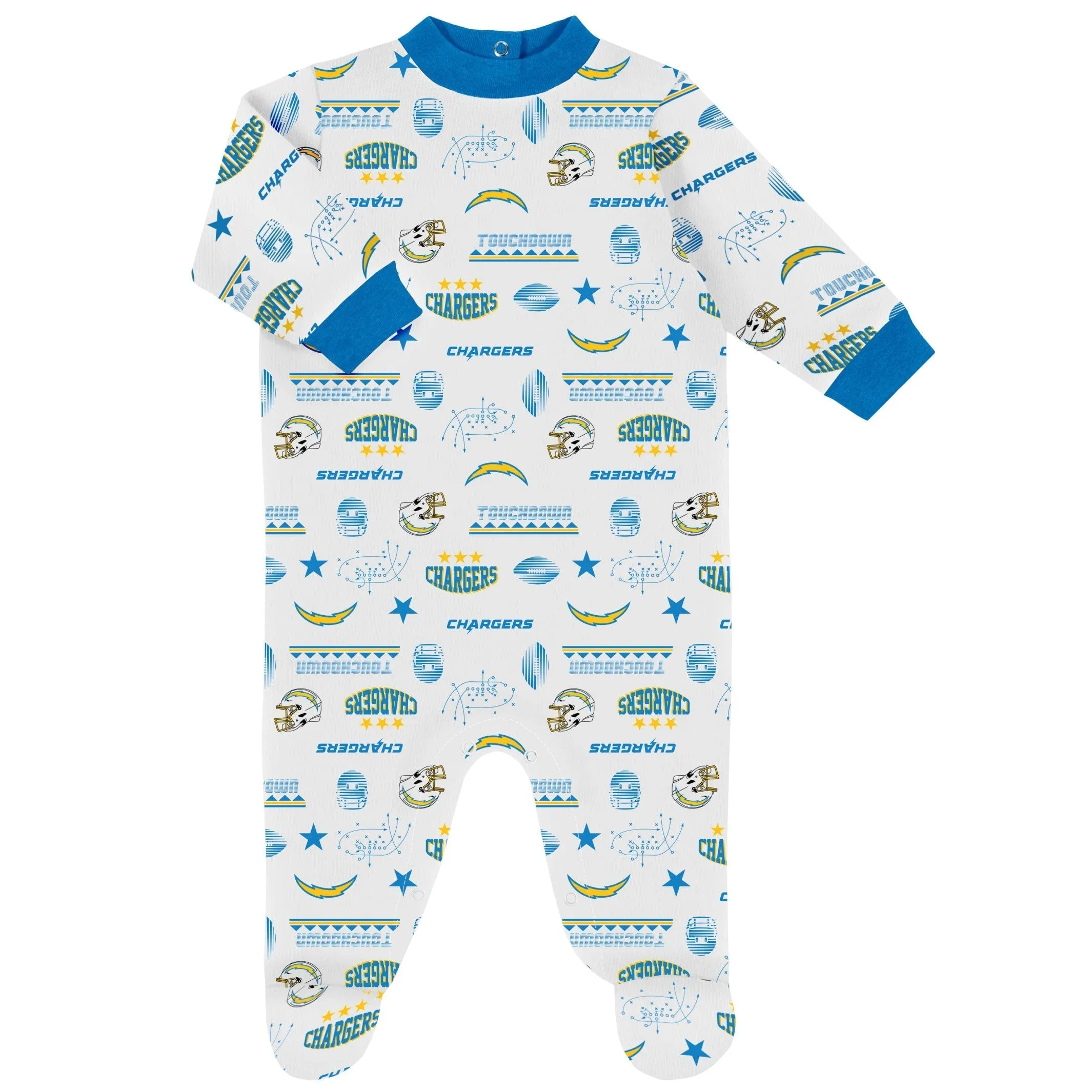 3-Piece Baby Boys Chargers Bodysuit, Sleep 'N Play & Cap Set