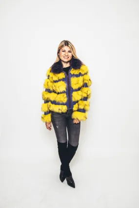 38 | Fox Fur Jacket with Fox Fur Collar