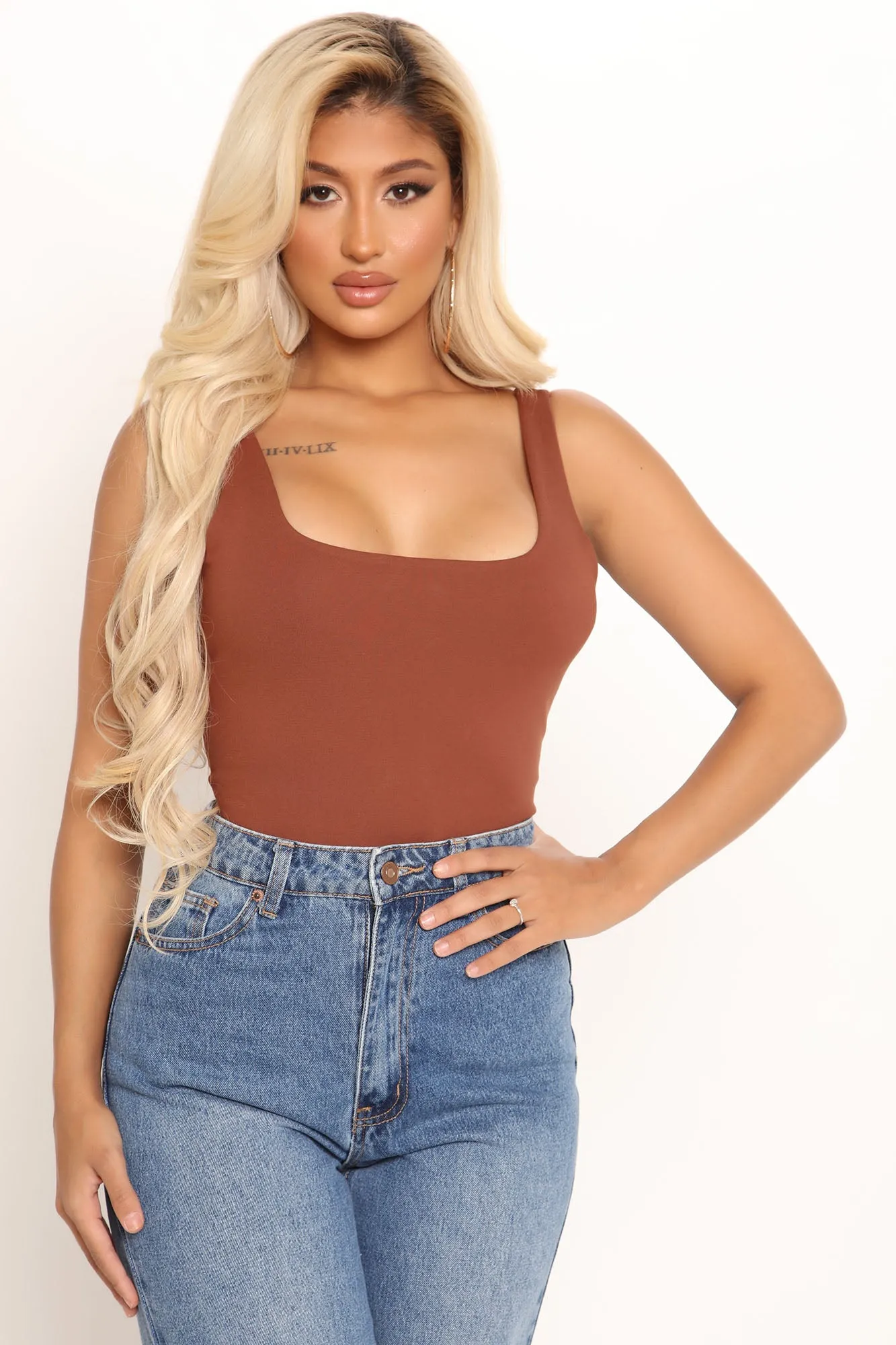 Alyssa Bodysuit - Brown