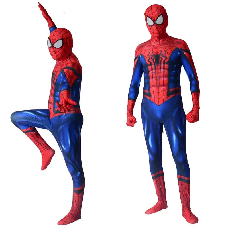 Amazing Spiderman 2 Costume Halloween Spider-Man Suits Bodysuits Cosplay Costume