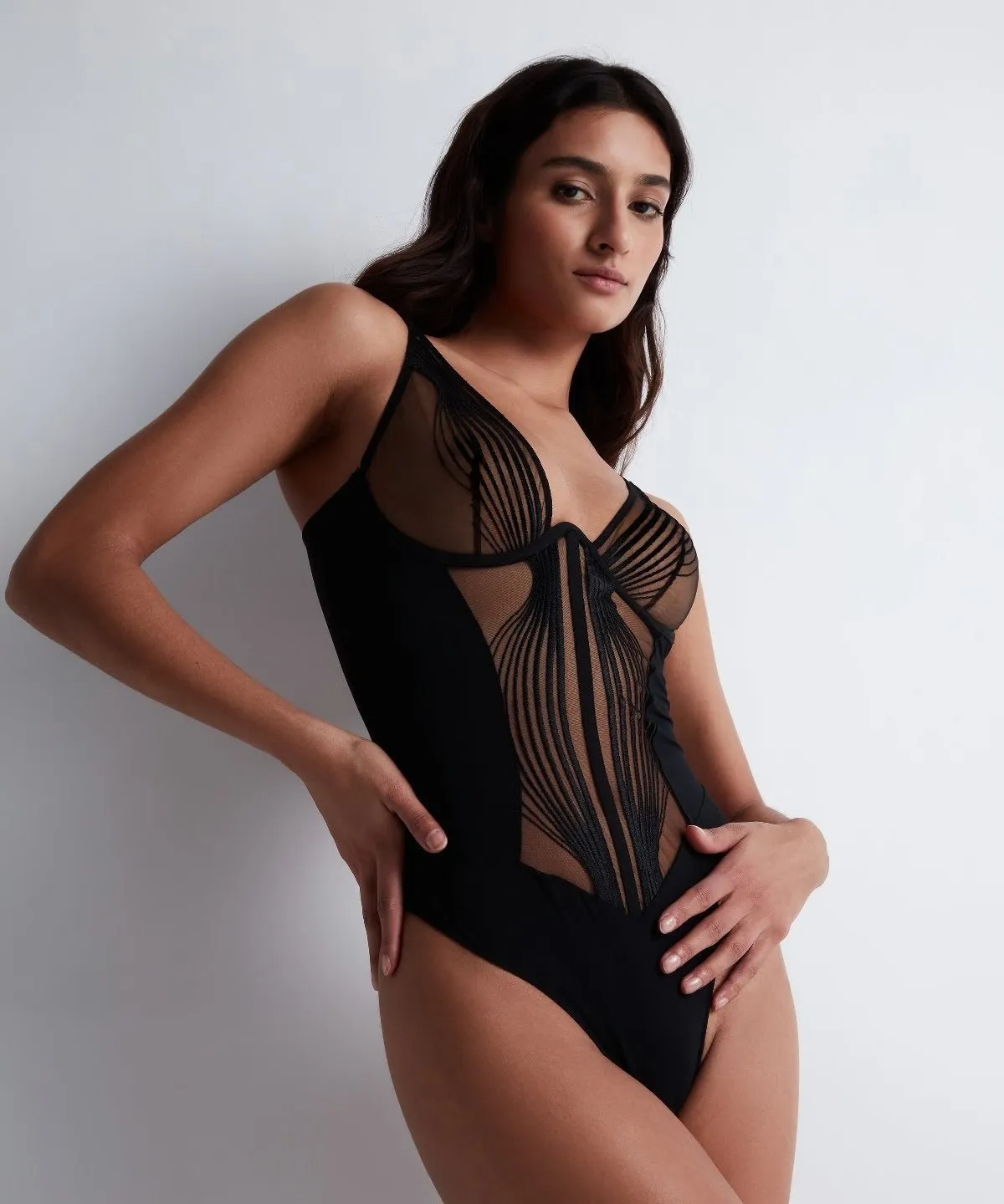 Aubade X Cindy Bruna Sumptuous Waves Bodysuit