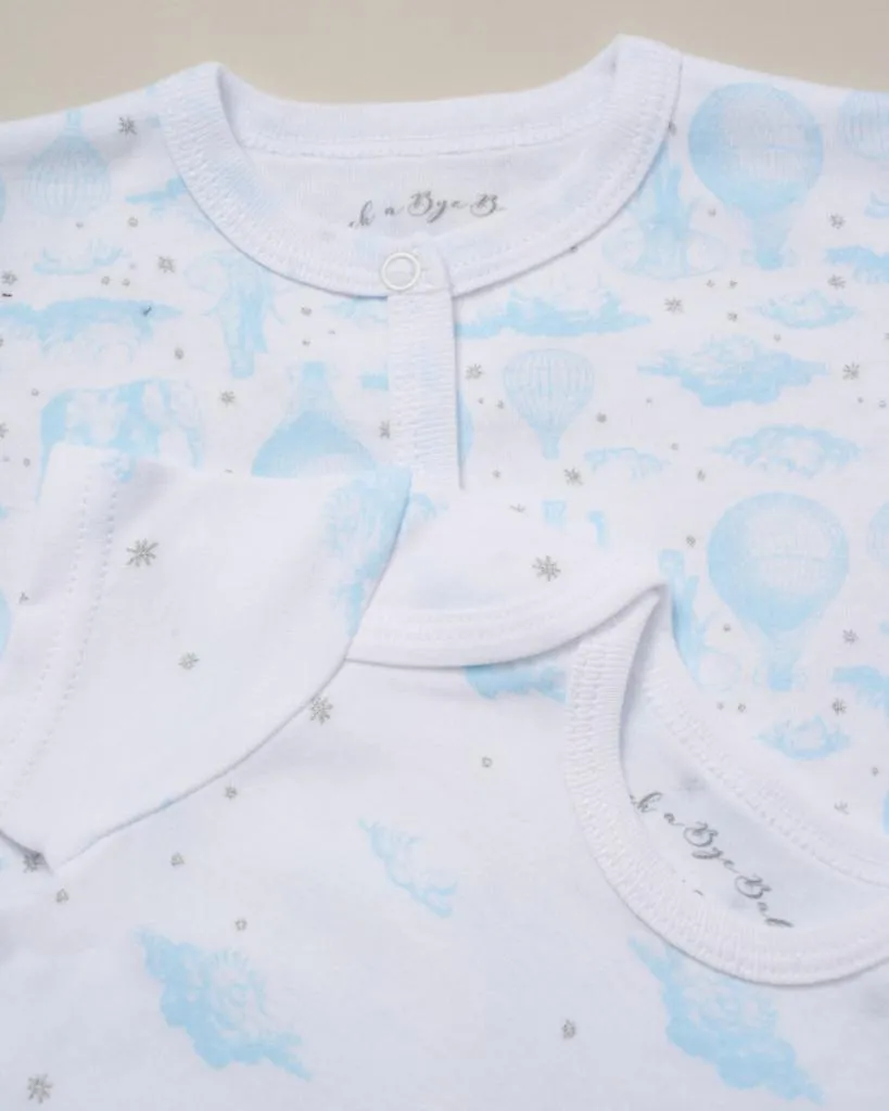 Baby Boy 'Balloon and Elephant' Clothing Set