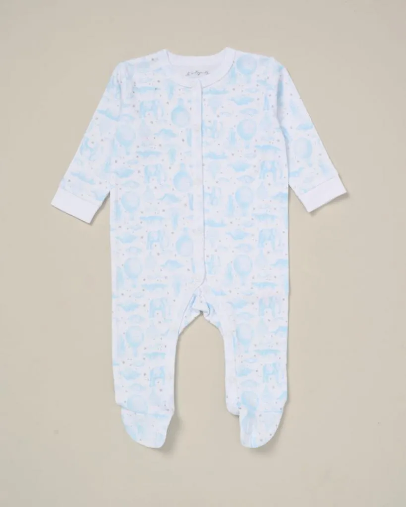 Baby Boy 'Balloon and Elephant' Clothing Set