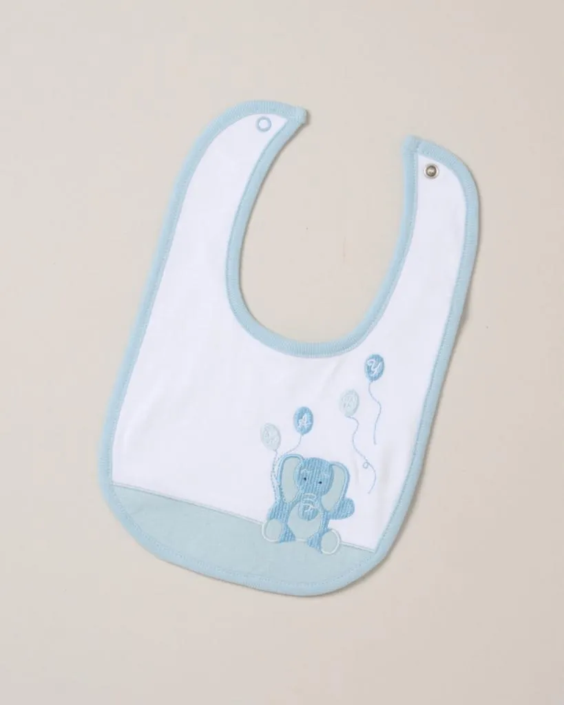 Baby Boy Clothing Blue and White 'Elephant' Gift Set