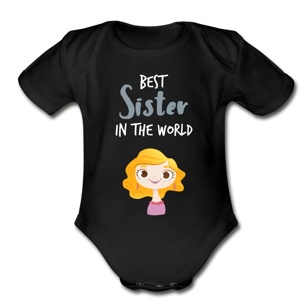 Best Sister In The World Baby Bodysuit