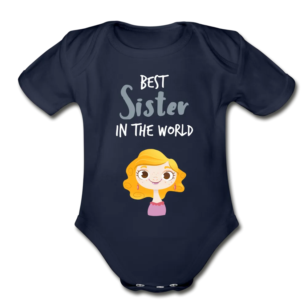 Best Sister In The World Baby Bodysuit