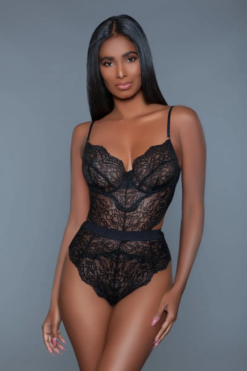 Bettany Black Bodysuit