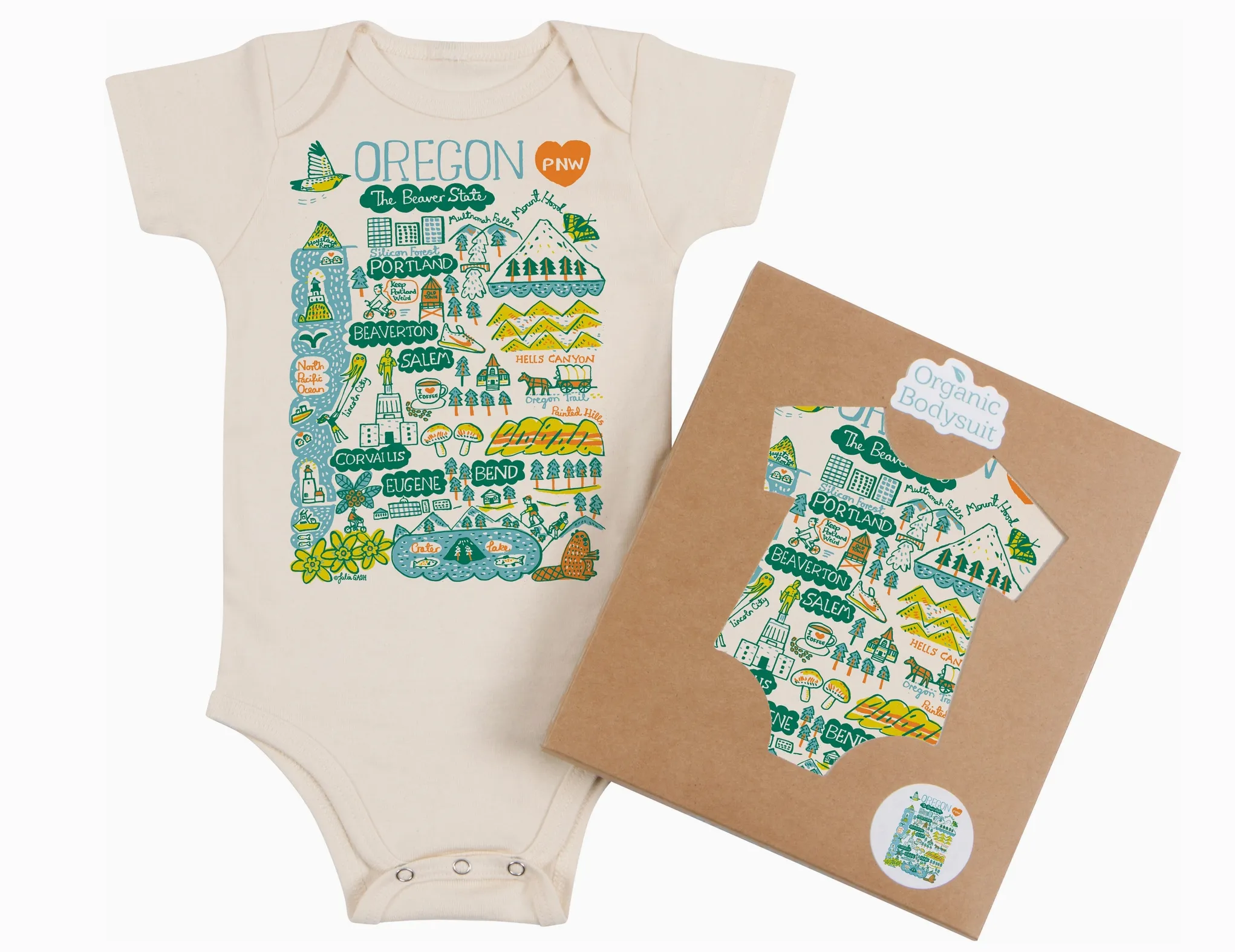 Boutique Map Onesie