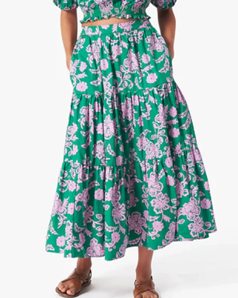 Caprisyn Green Angeline Skirt