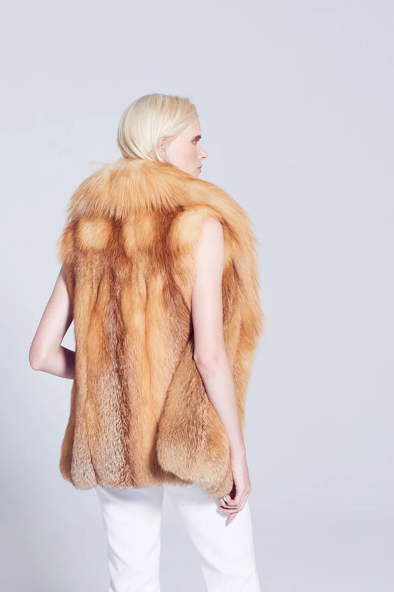 Celia Fox Fur Vest