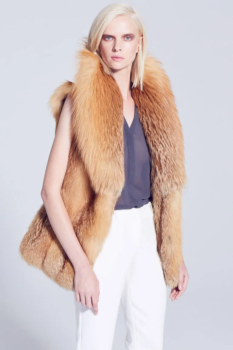 Celia Fox Fur Vest