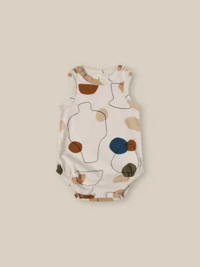 Ceramics Sleeveless Bodysuit