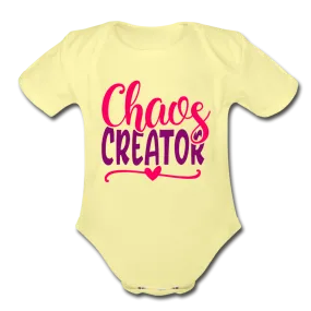 Chaos Creator Short Sleeve Baby Bodysuit by Tshirt Unlimited