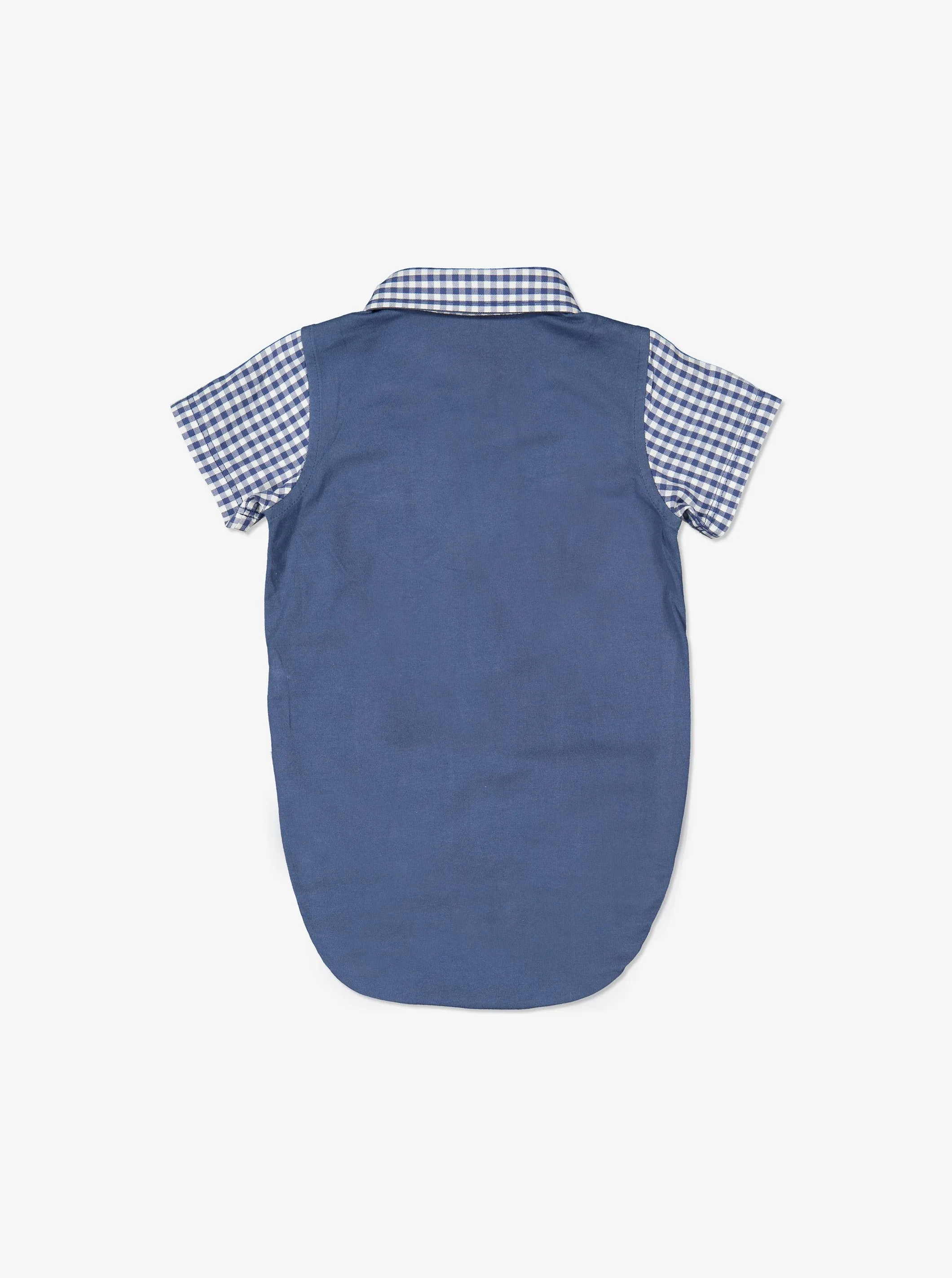 Checked Baby Shirt/Babygrow