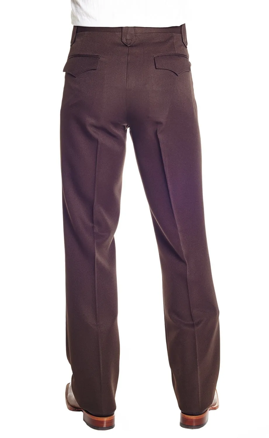 Circle S Mens Brown Polyester Ranch Dress Pants 33