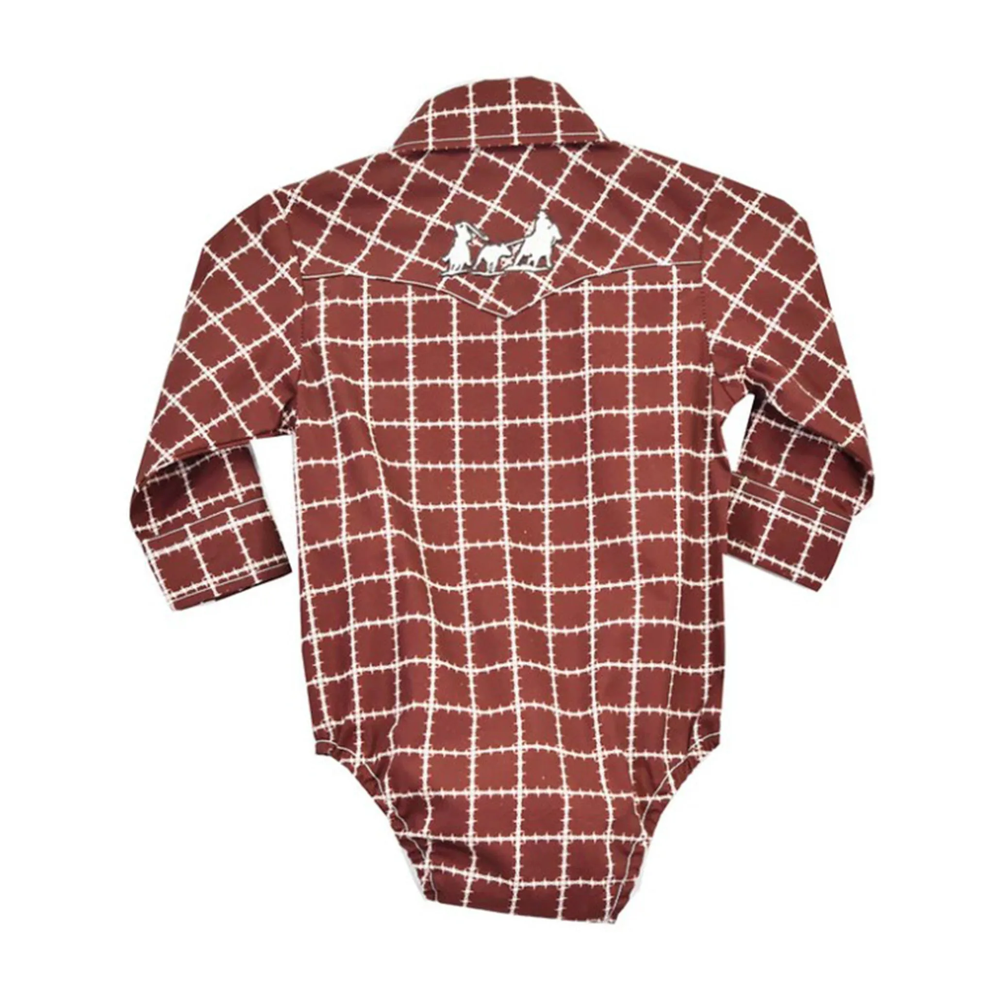 Cowboy Hardware Infant/Toddler Brick Barbwire Onesie