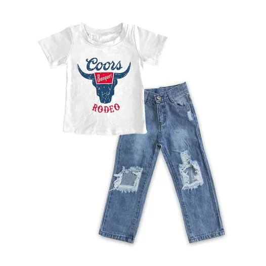 cowboys T-shirts jeans set BSPO0087