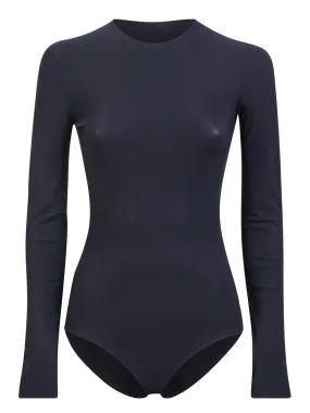 Elasticated black bodysuit