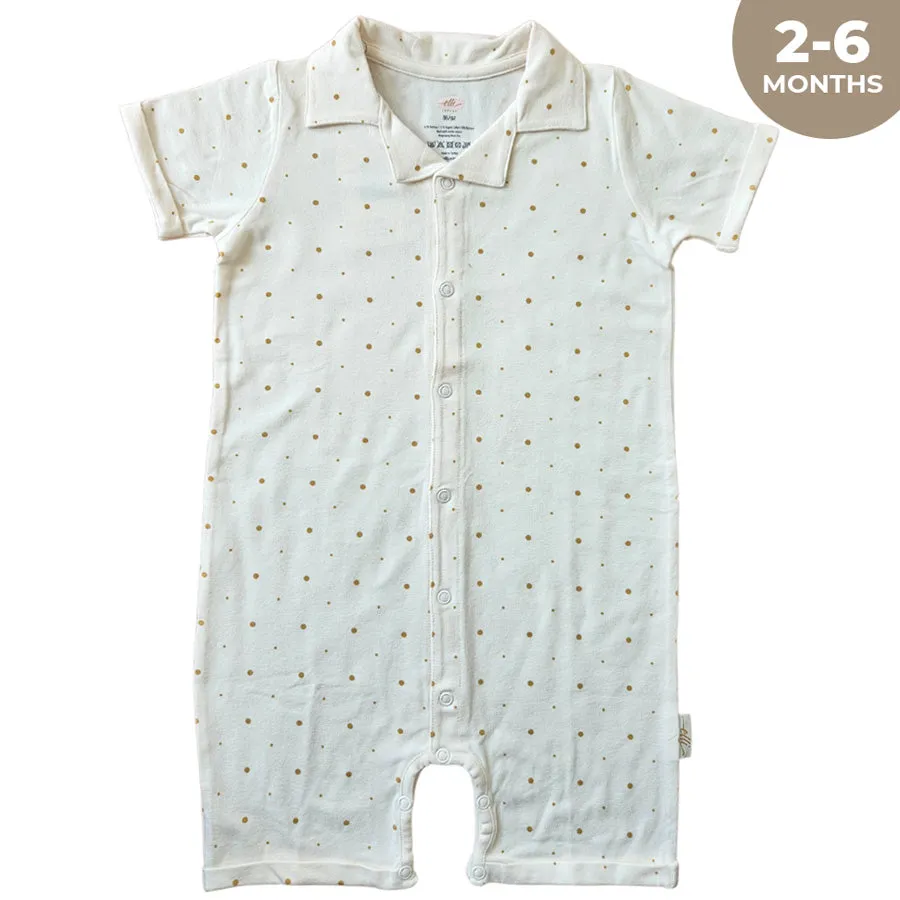 Elli Junior Bamboo Shirt Suit Golden Dots (2-6M)