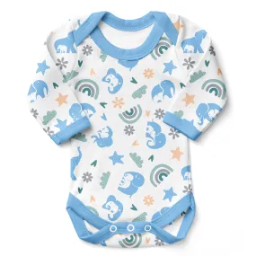 Endanzoo Organic Long Sleeve Bodysuit - Elephant Love