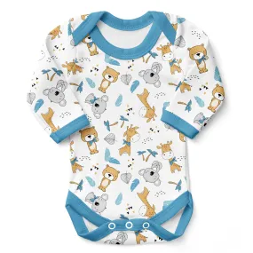 Endanzoo Organic Long Sleeve Bodysuit - Jungle Cuties