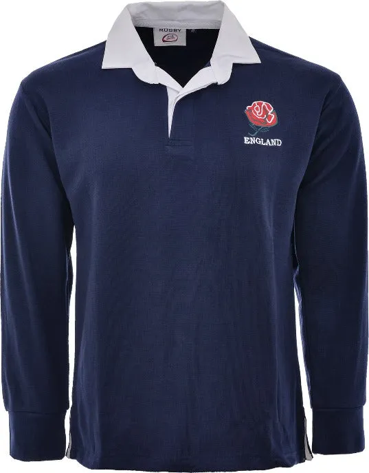 England Rugby Men's Long Sleeve Sports Jersey