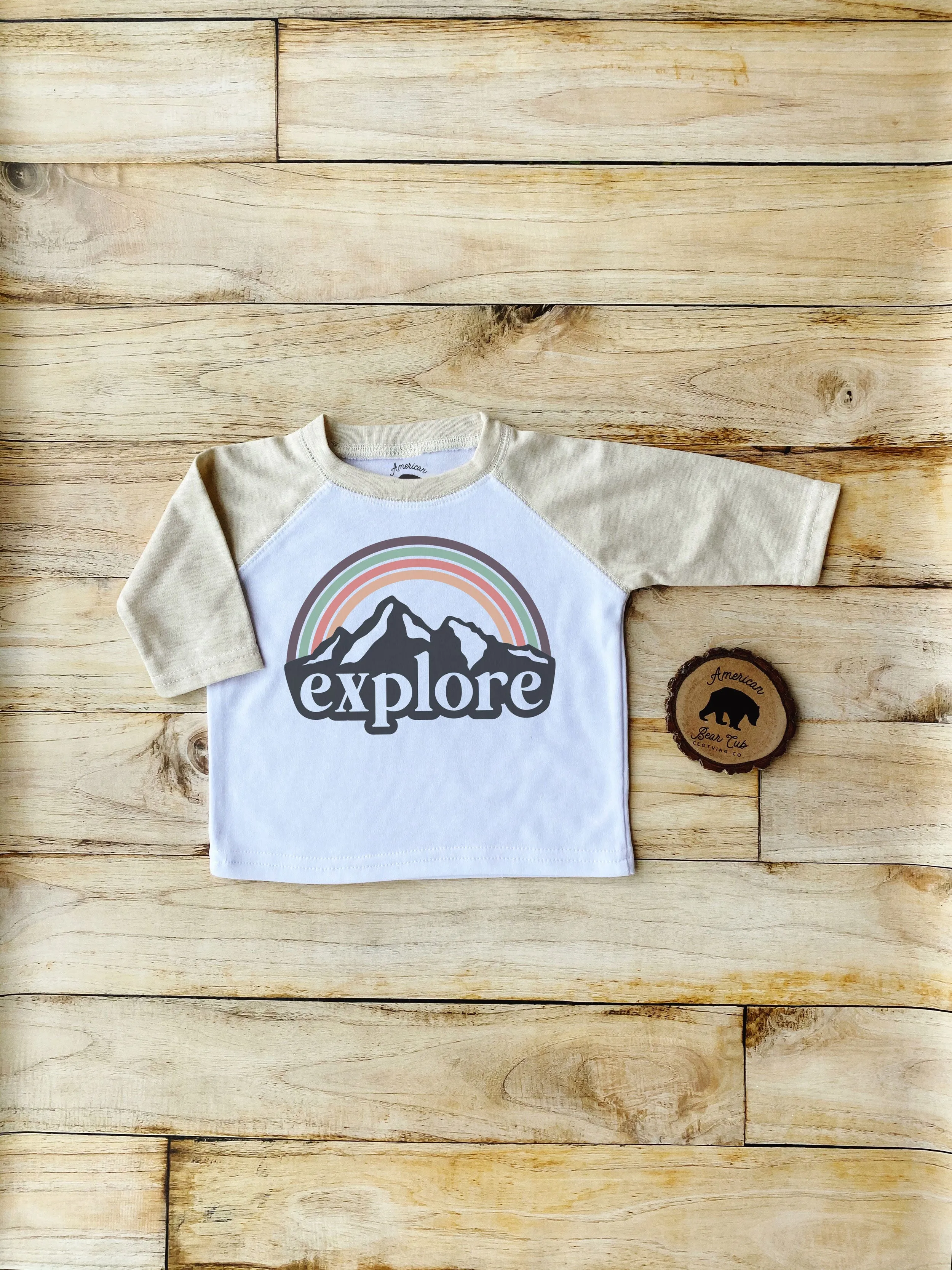 Explore Rainbow Mountain Bodysuits, Shirts & Raglans for Baby, Toddler & Youth