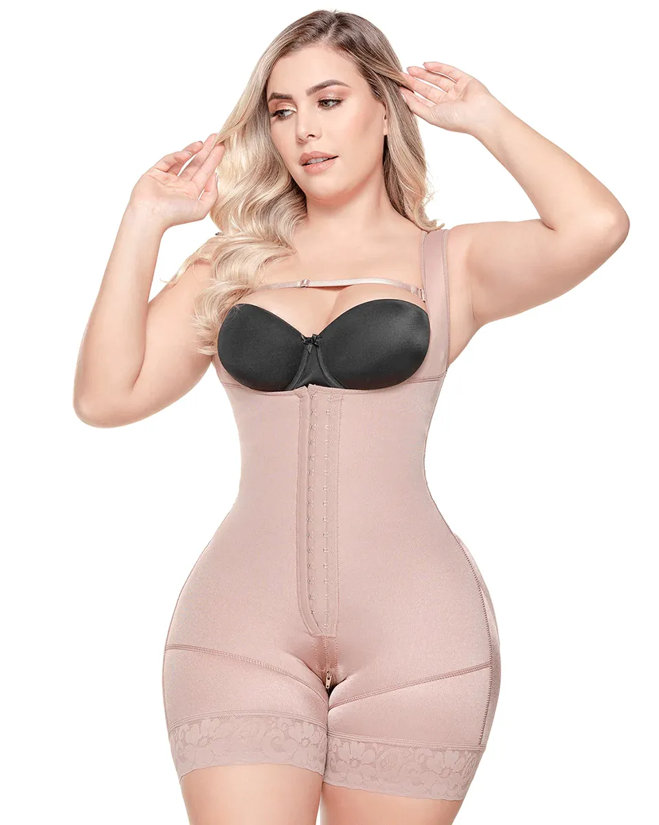 Fajas Sonryse Colombian Shapewear Open Bust Bodysuit Post-Op Body Shapers