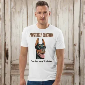 Fearless & Fabulous Doberman T-Shirt | Organic Cotton, Vegan