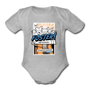 Foster Comic Organic Short Sleeve Baby Bodysuit