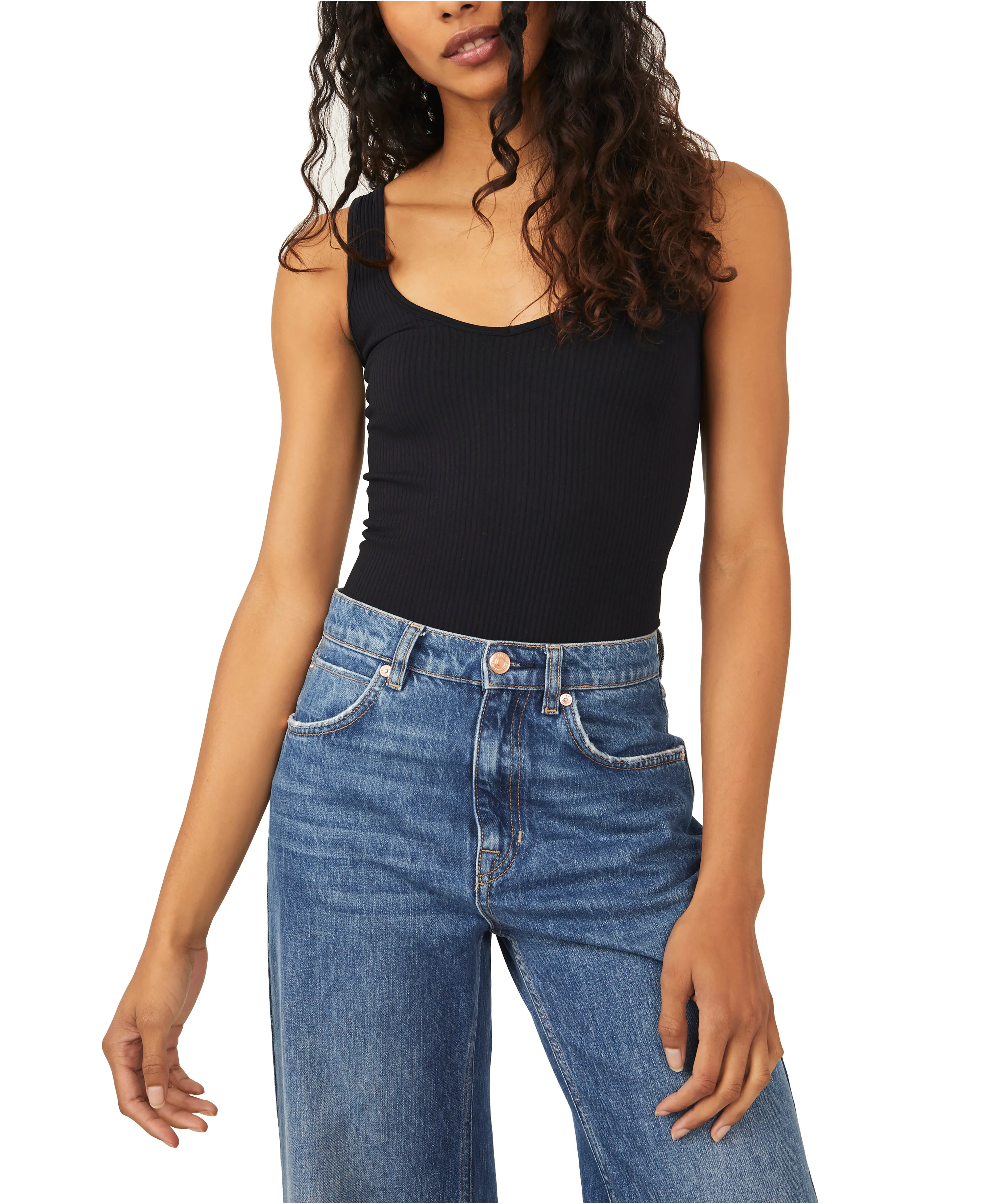 Free People XYZ Recycled Bodysuit