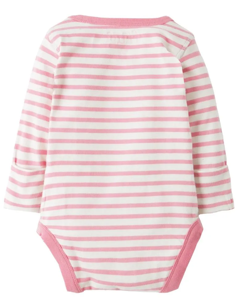 Frugi Baby Teeny Long Sleeve   Short Sleeve Little Whale Bodysuit 2-Pack