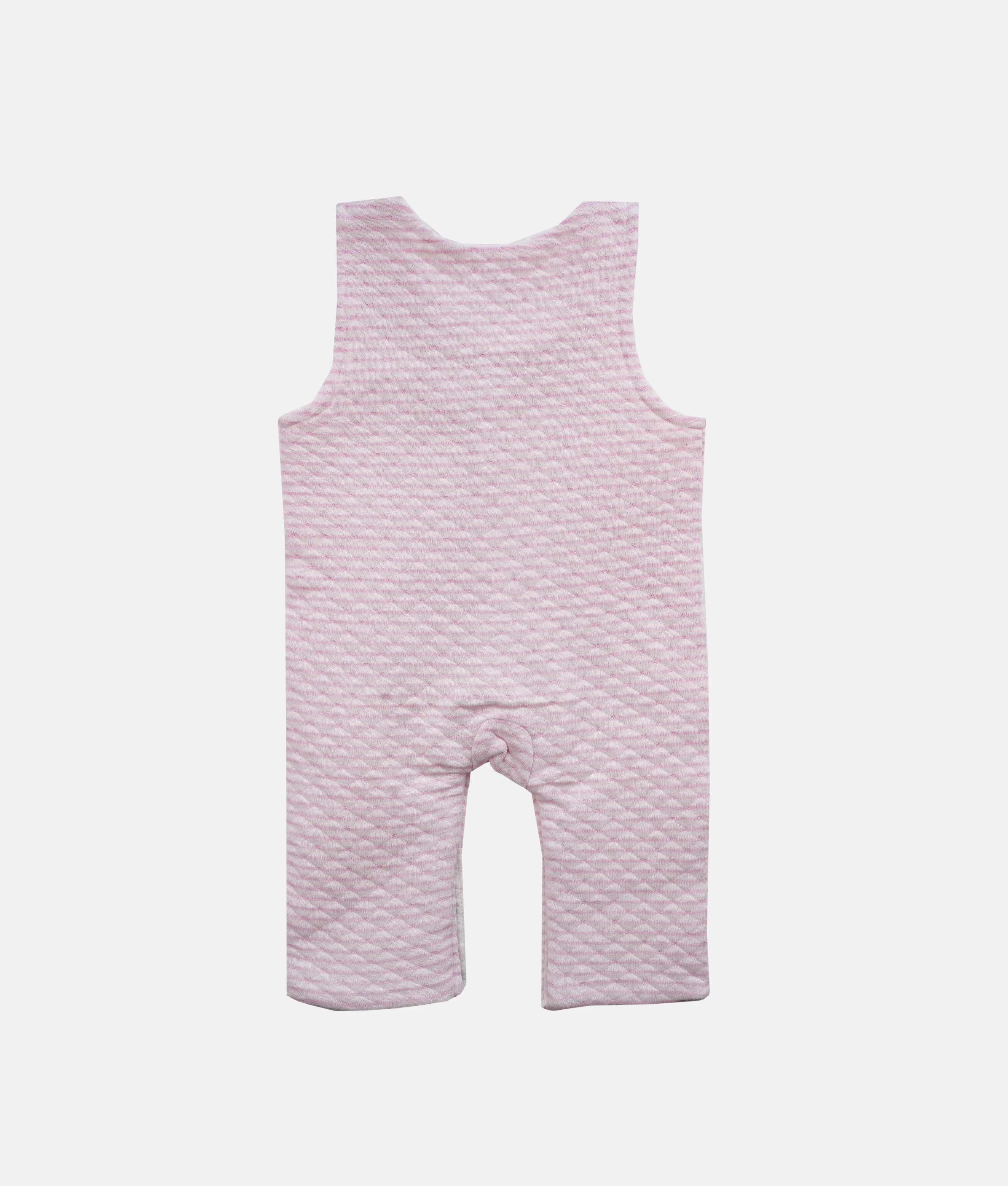 Girls Bodysuit & Pink Stripes Romper 2Pcs Set - Magical