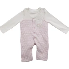 Girls Bodysuit & Pink Stripes Romper 2Pcs Set - Magical