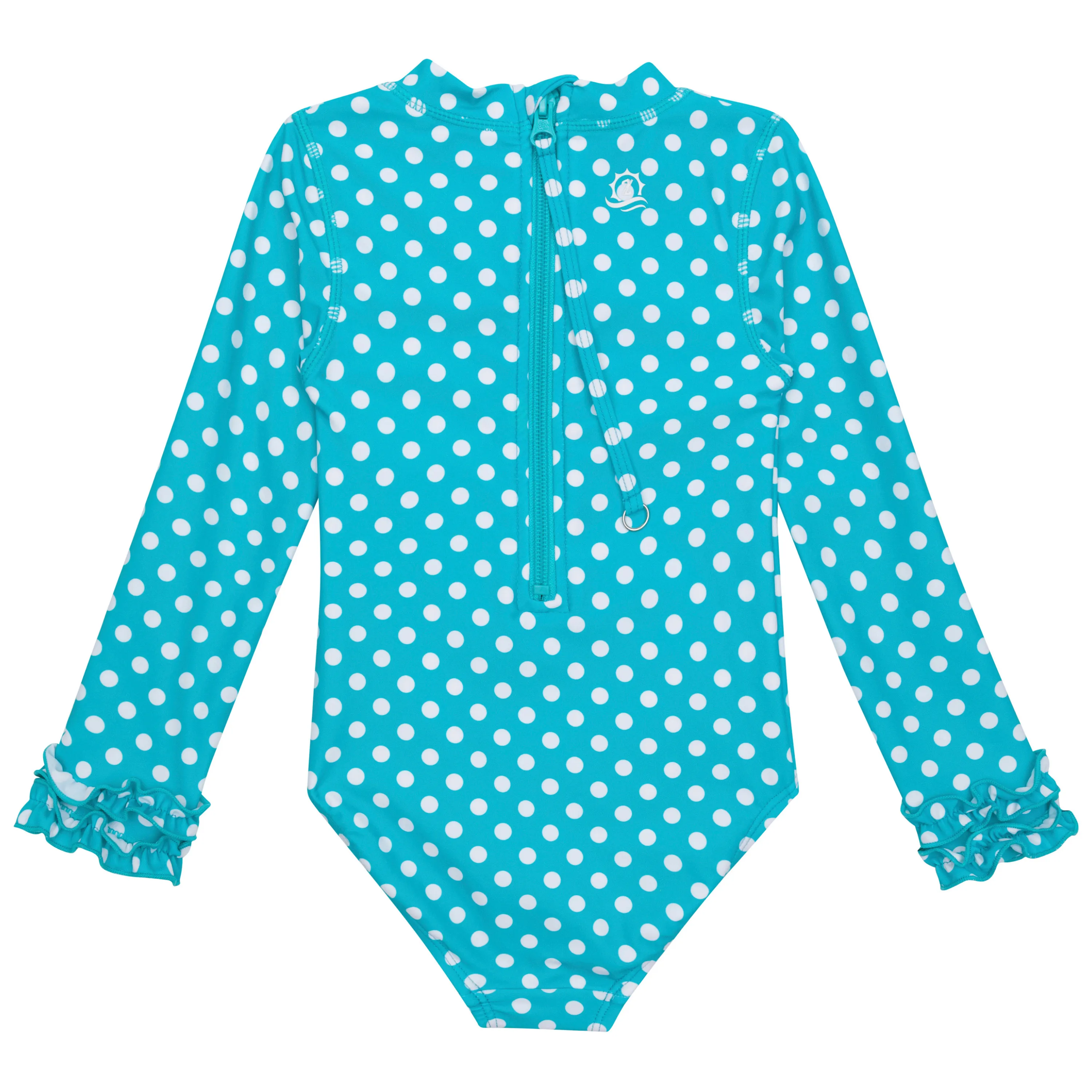 Girls Long Sleeve Surf Suit (One Piece Bodysuit) | "Scuba Sassy Surfer"