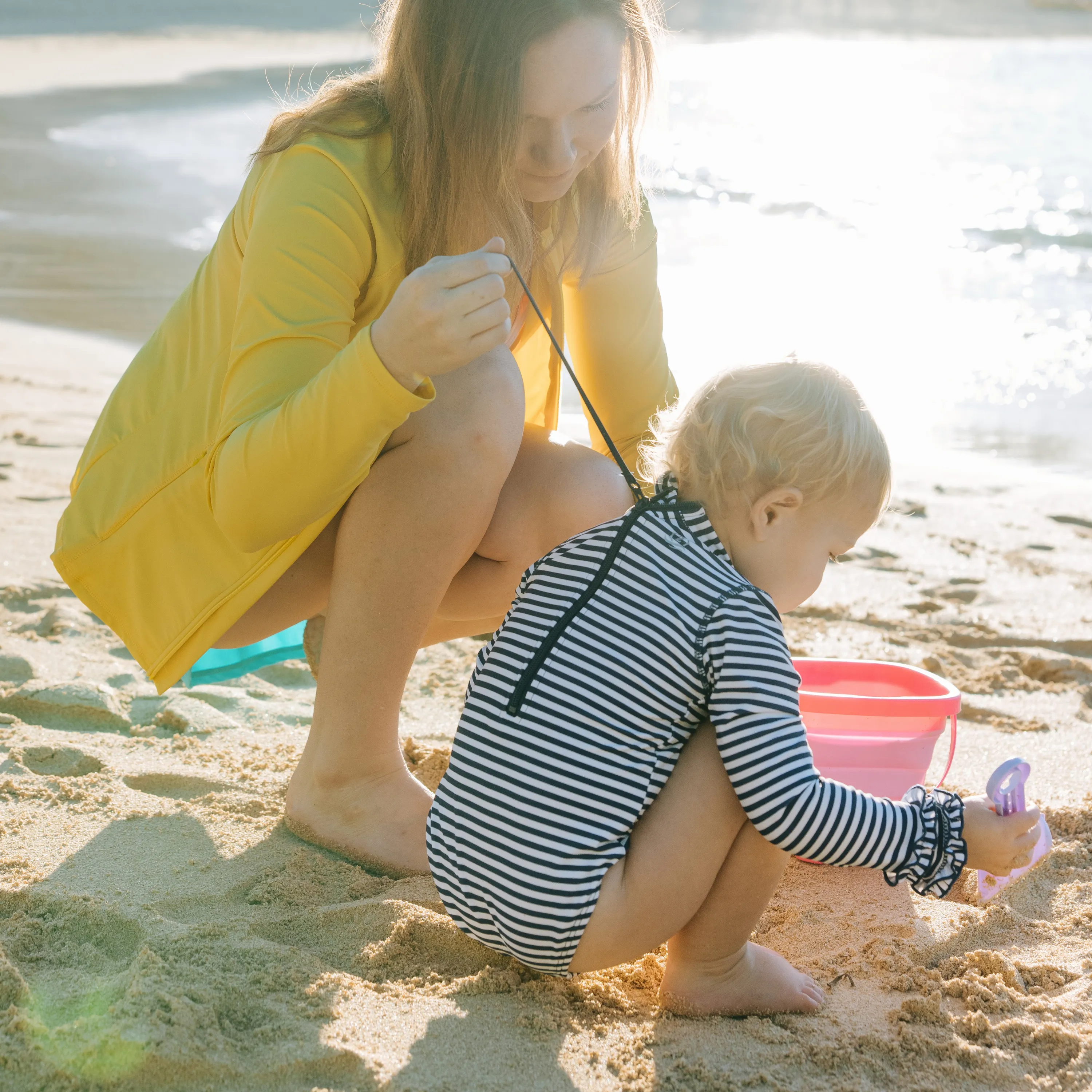 Girls Long Sleeve Surf Suit (One Piece Bodysuit) | "Stunner"