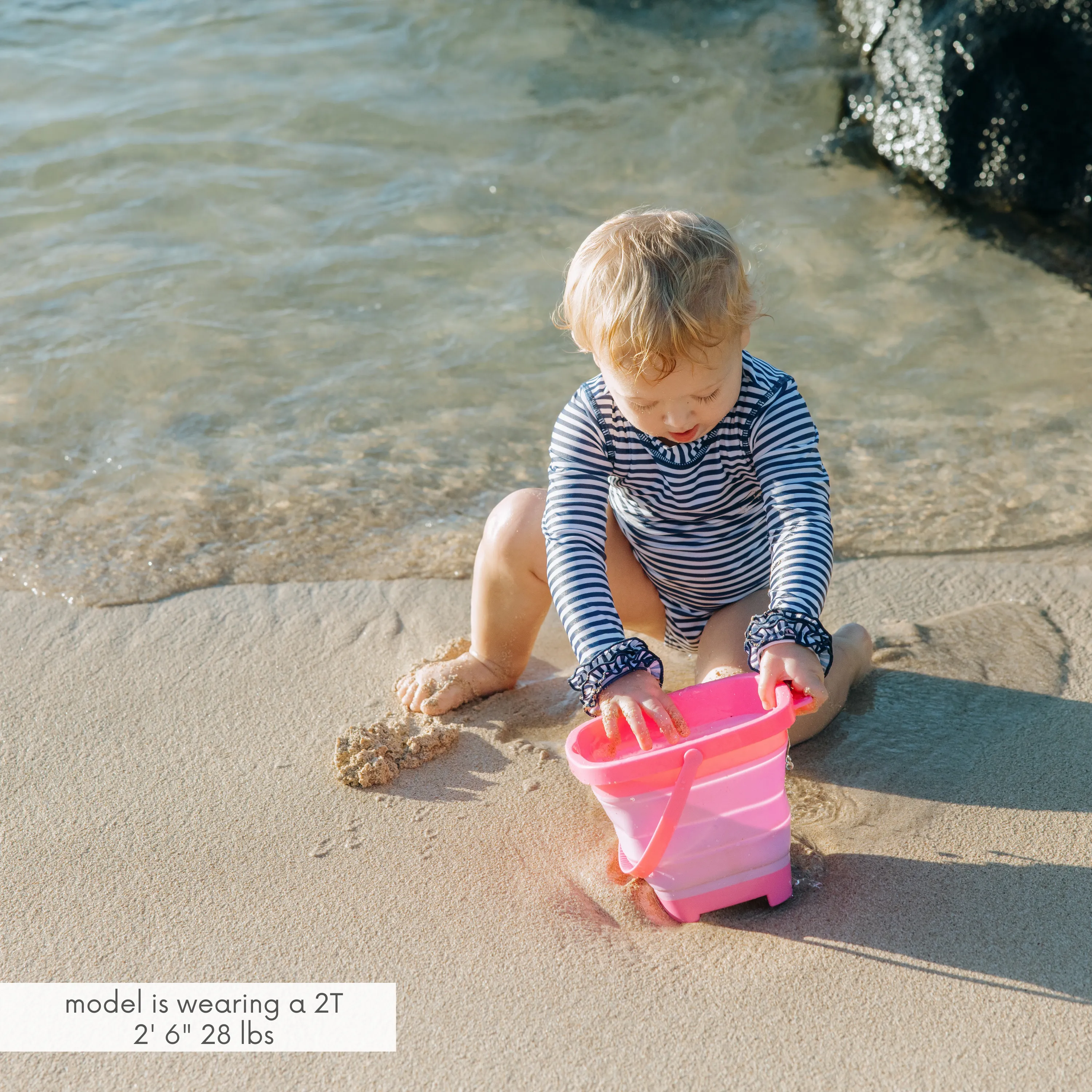 Girls Long Sleeve Surf Suit (One Piece Bodysuit) | "Stunner"