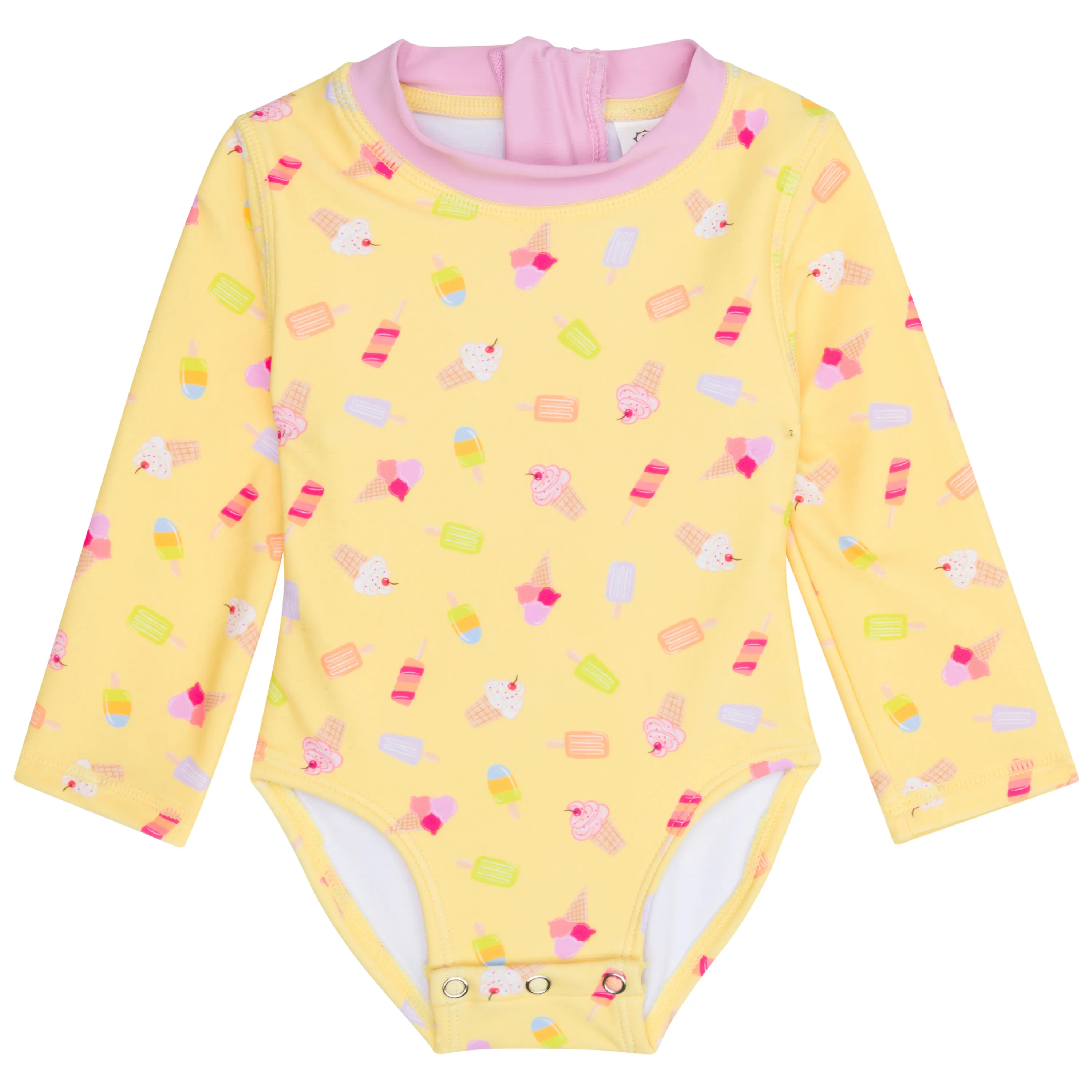 Girls Long Sleeve Surf Suit (One Piece Bodysuit) | "Sweetie"