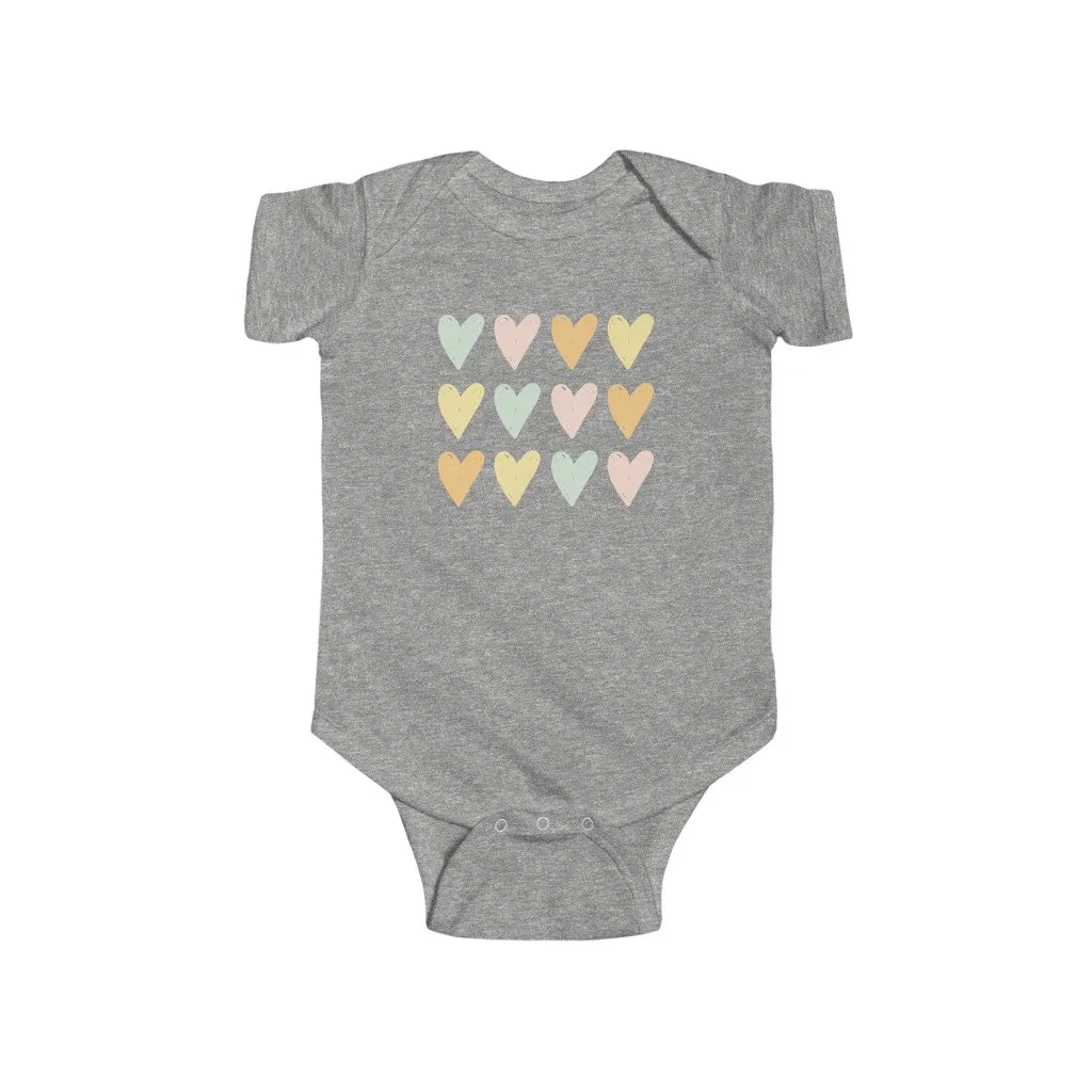 Hearts Pastel - Bodysuit