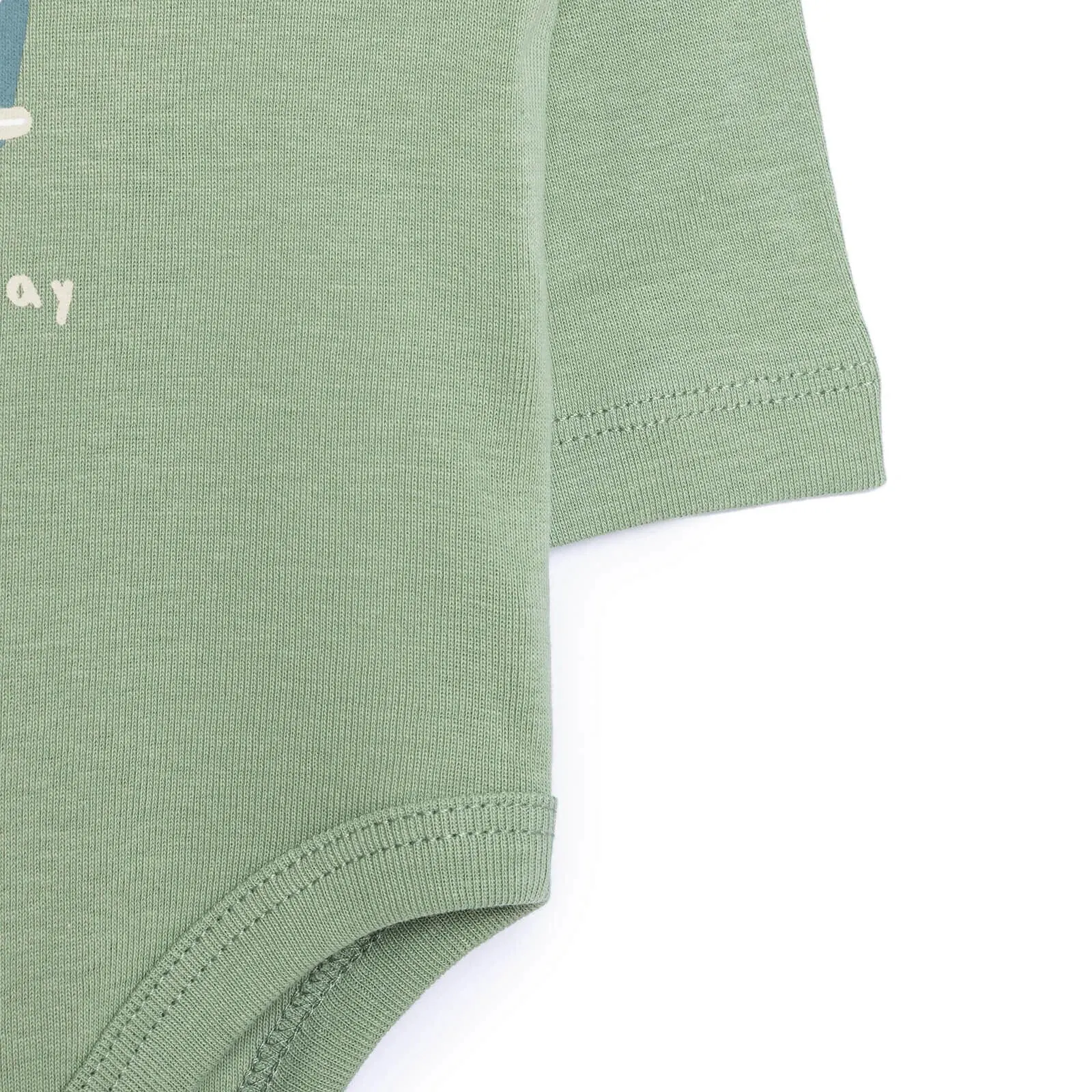 HelloBaby Baby Boy Long Sleeve Bodysuit - Dark Green