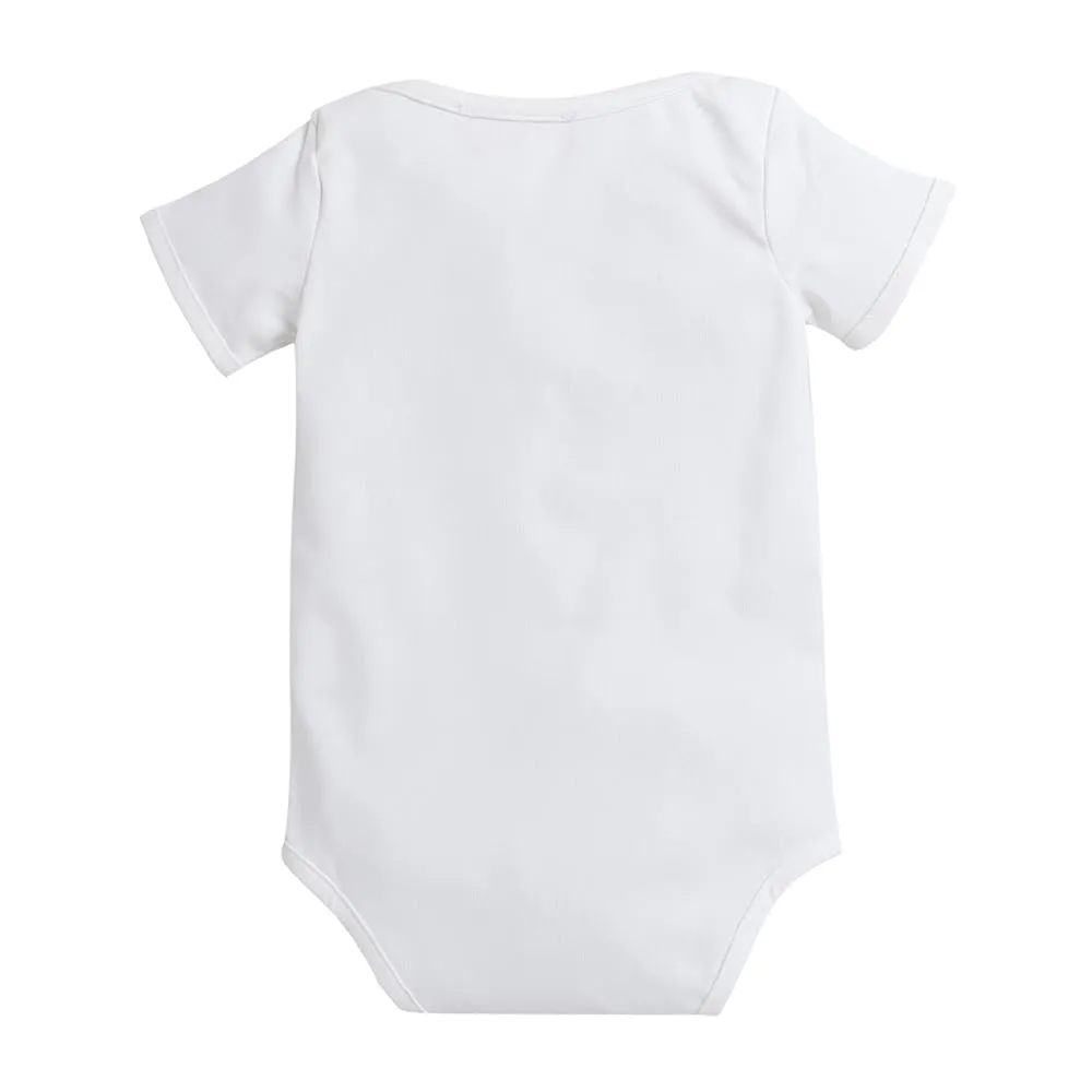 Hopscotch Baby Girls Cotton and Spandex Skirt set in White Color For Ages (6-9 Months)