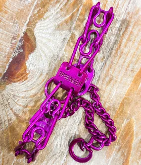 Illusion Raspberry Custom Powder Coated Herm Sprenger Prong Collar for Dogs