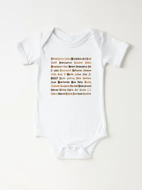 Infant ABC's of Black History - Bodysuit