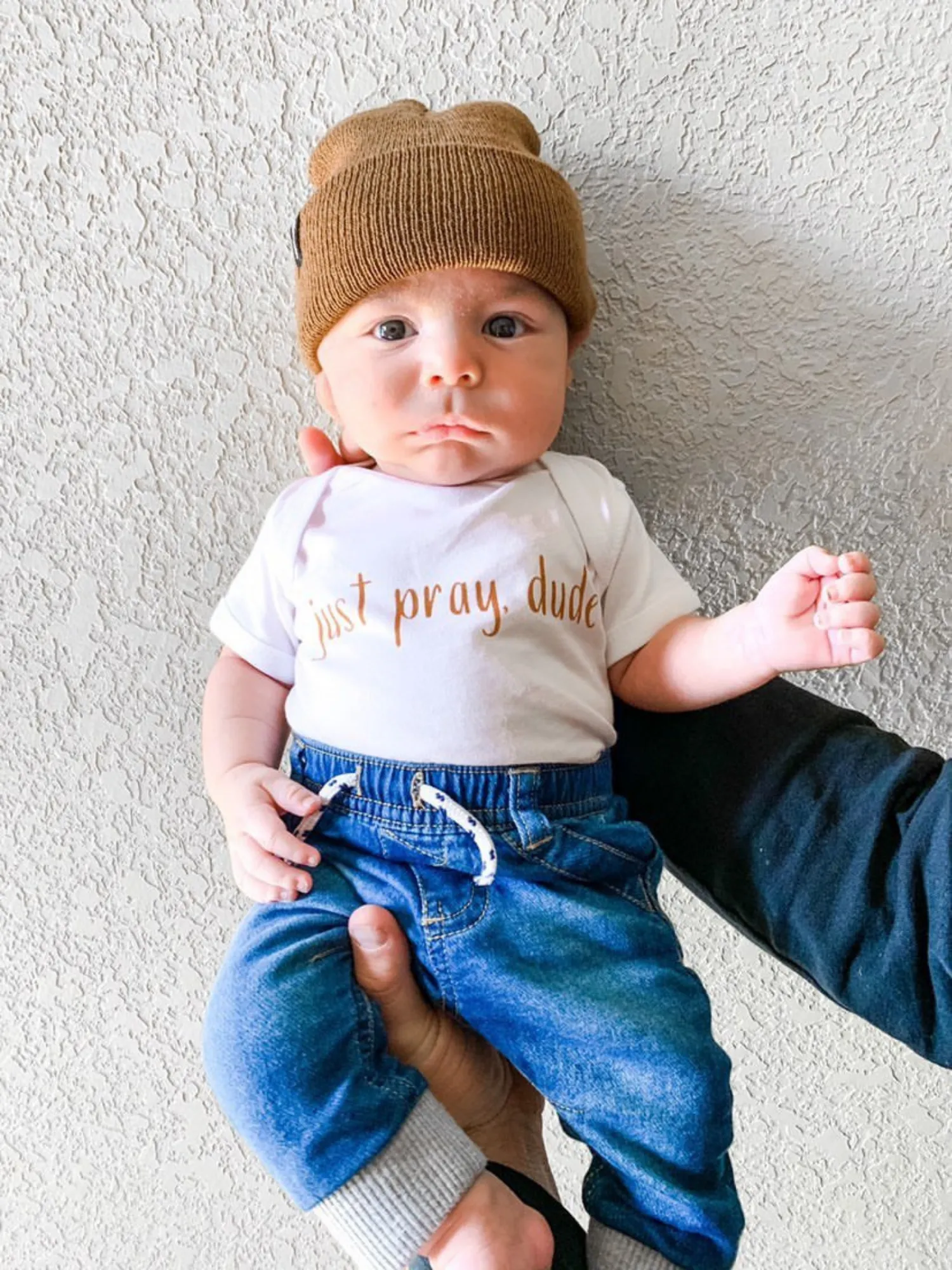 Infant Just Pray, Dude Caramel - Bodysuit