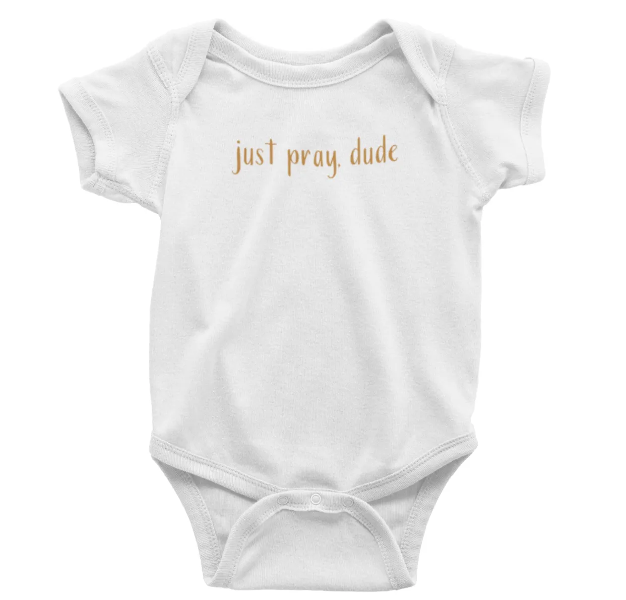 Infant Just Pray, Dude Caramel - Bodysuit