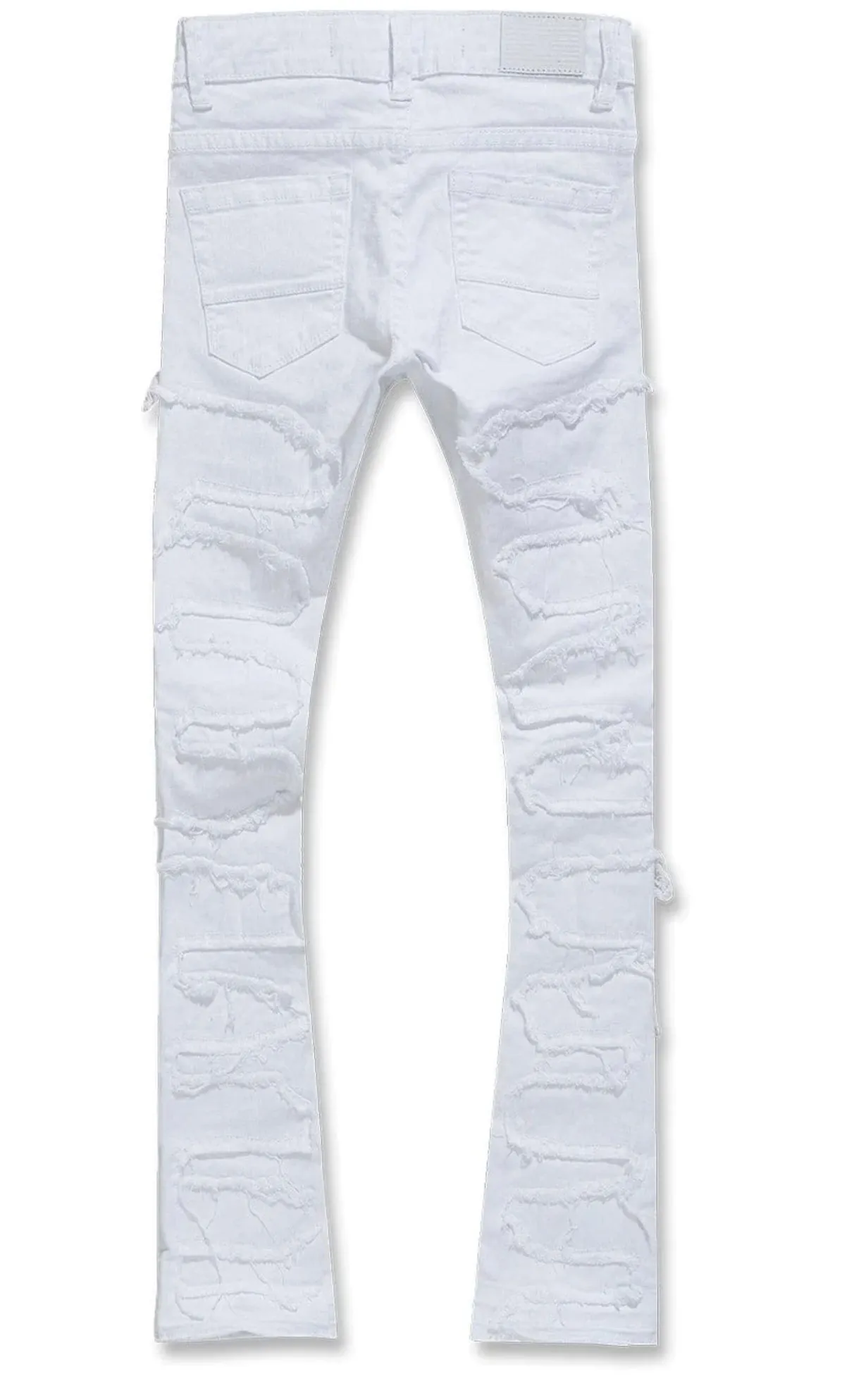 Jordan Craig - Kids Jeans - Stacked - White