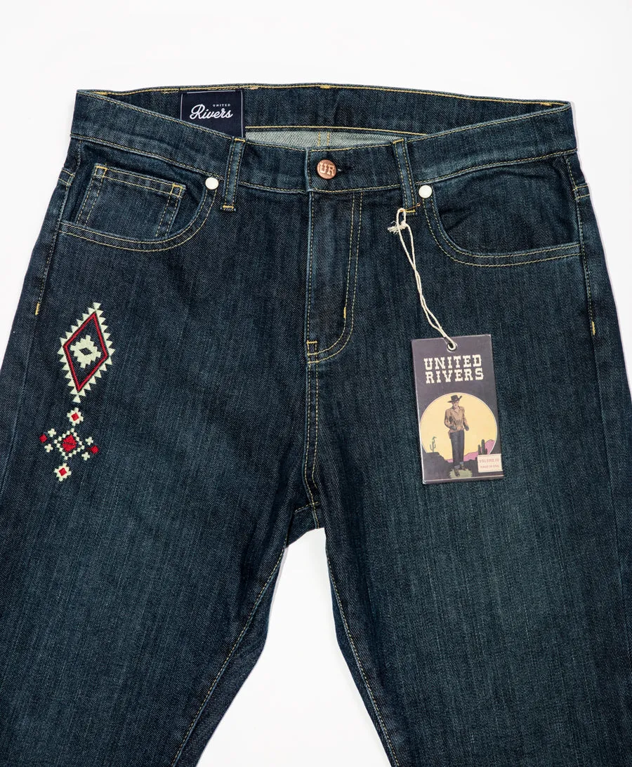 KANSAS RIVER DARK DENIM JEANS