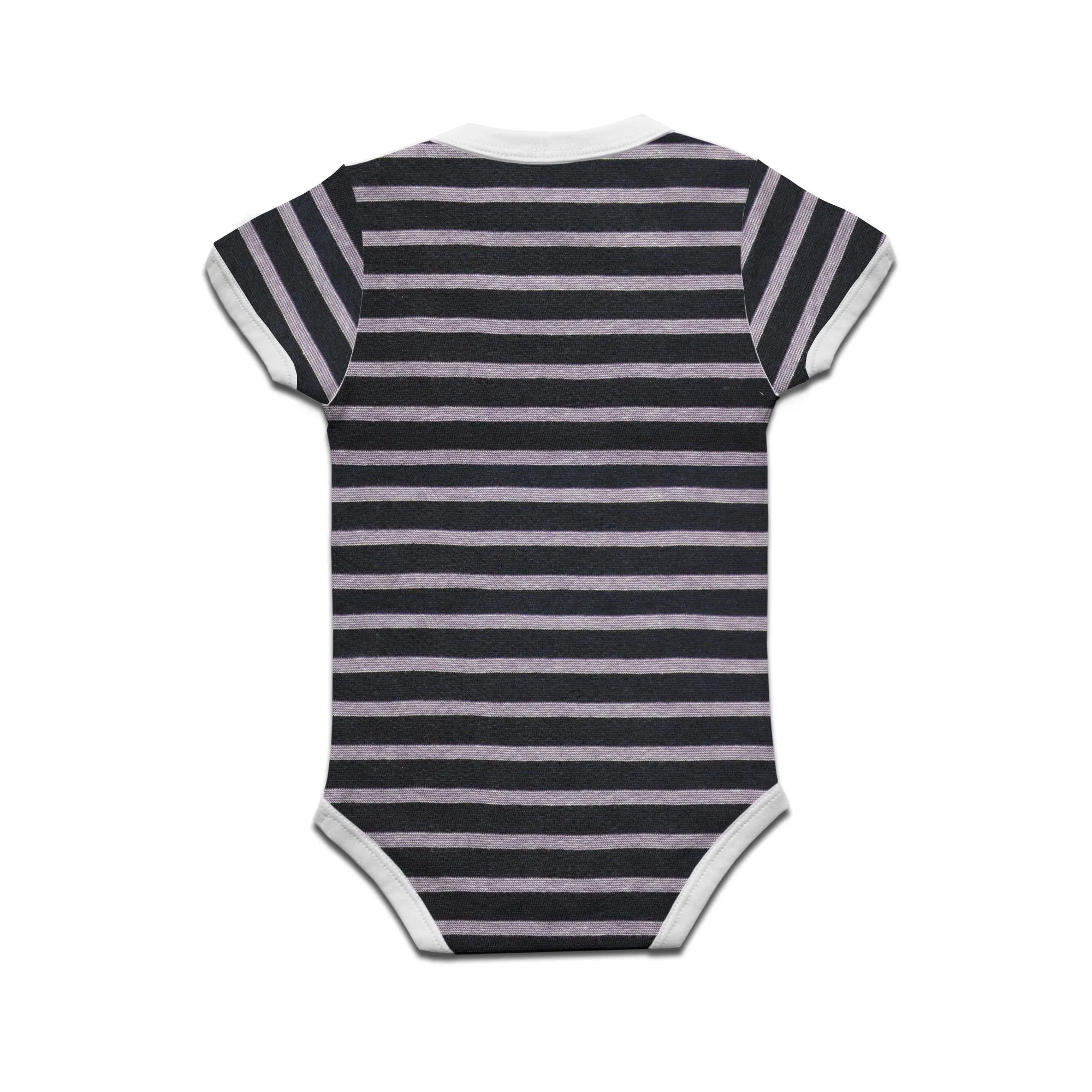 Kidswear By Ruse Bee You Printed Striped infant Romper For Baby